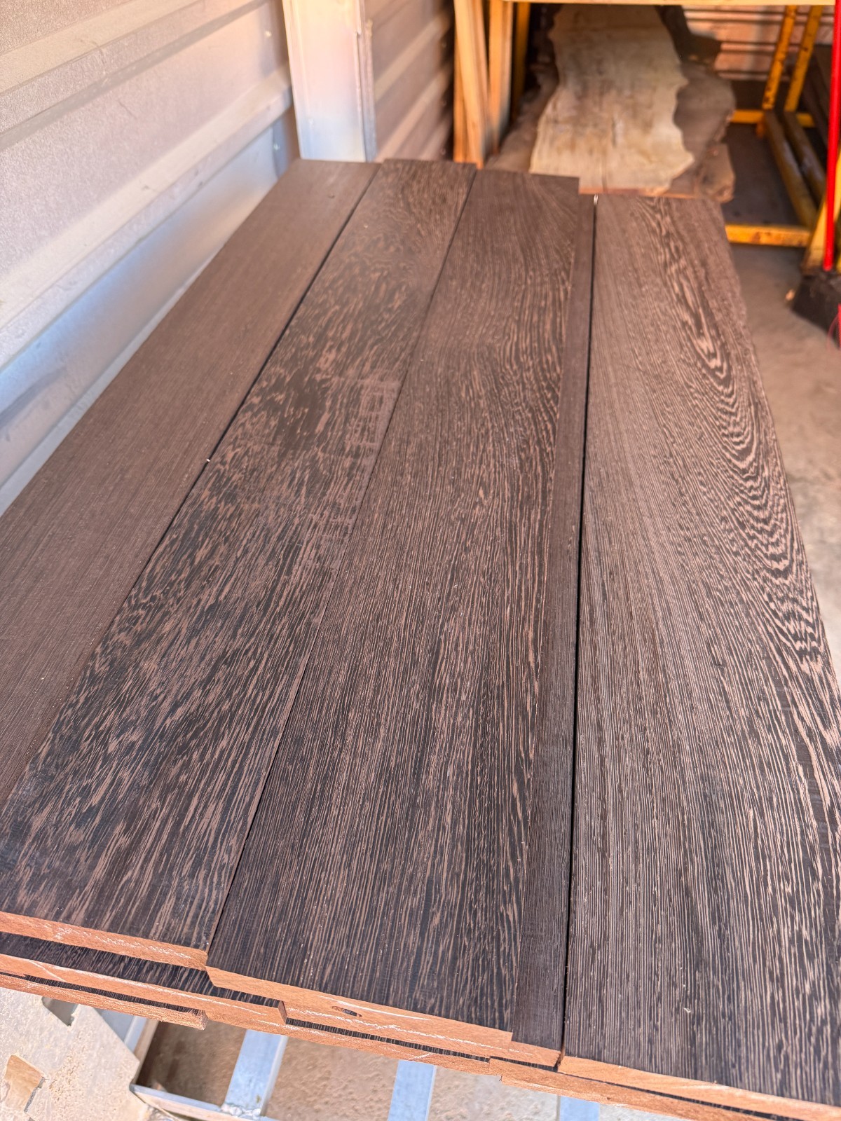 Wenge Exotic African Hardwood - 2 PIECES - 36" length S2S Kiln Dried