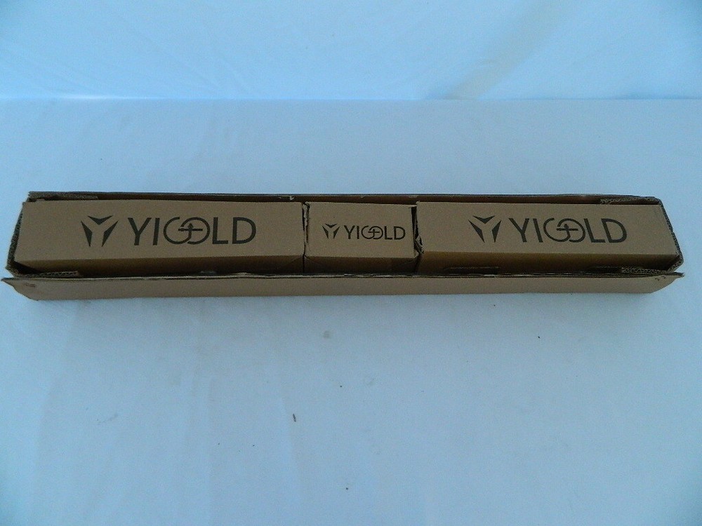 YIGOLD 6FT SLIDING BARN DOOR TRACK SYSTEM KIT HARDWARE SET FLAT TRACK