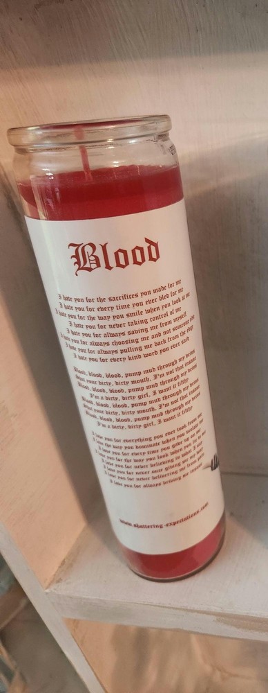 Maria Brink Blood Prayer Candle