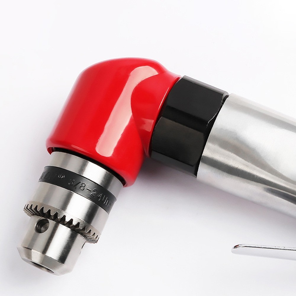 Compact Pneumatic Right Angle Drill for Efficient Drilling in Confined Areas
