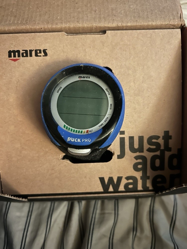 Mares Puck Pro + Wrist Dive Computer Blue/Black