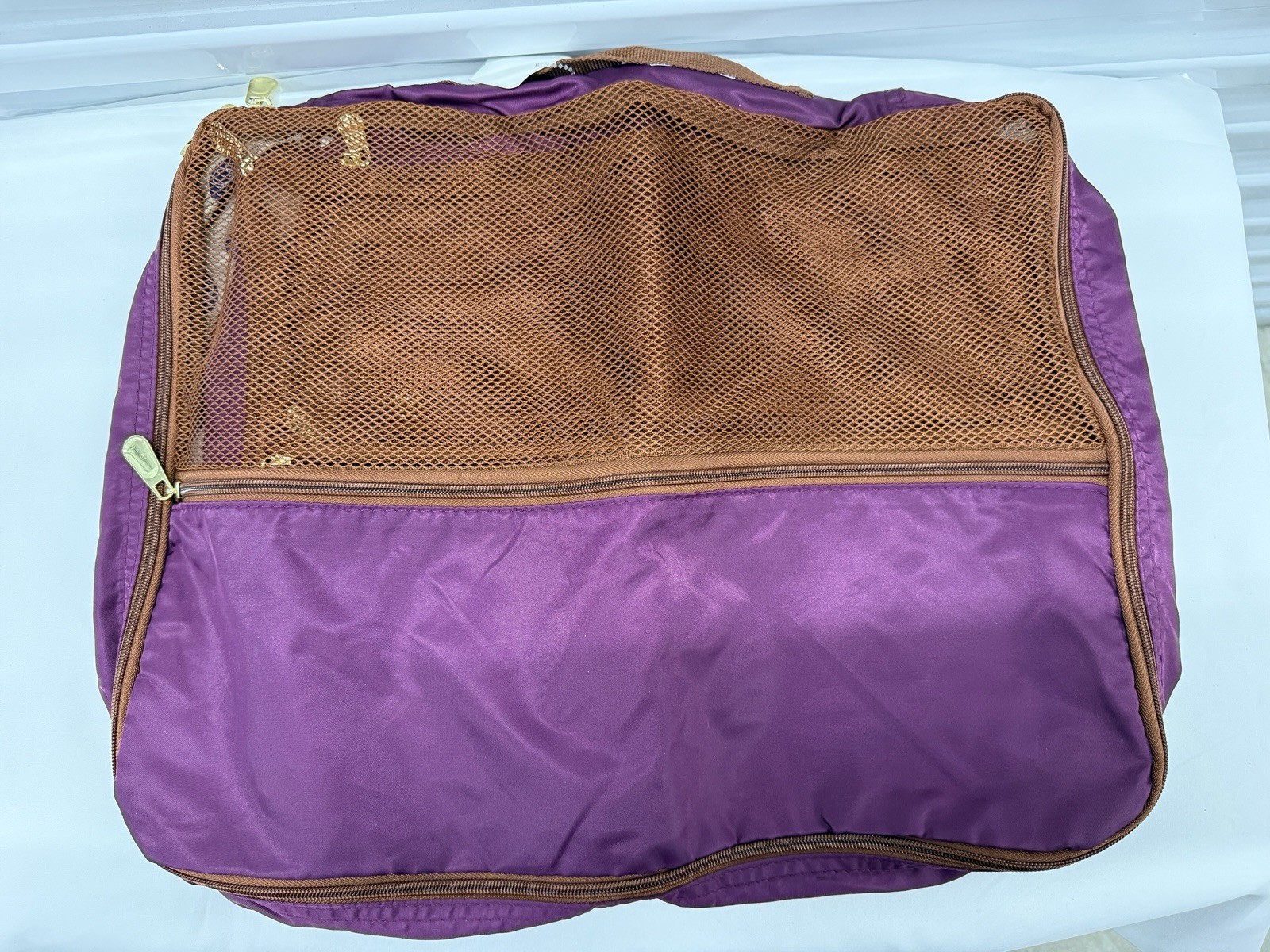 Samantha Brown Packing Cubes 5-piece Set PURPLE LUGGAGE ORGANIZER SET RARE NEW