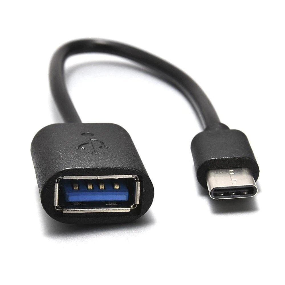 USB-C Type-C Male to USB 2.0 Type-A Female OTG Adapter Conversion Cable