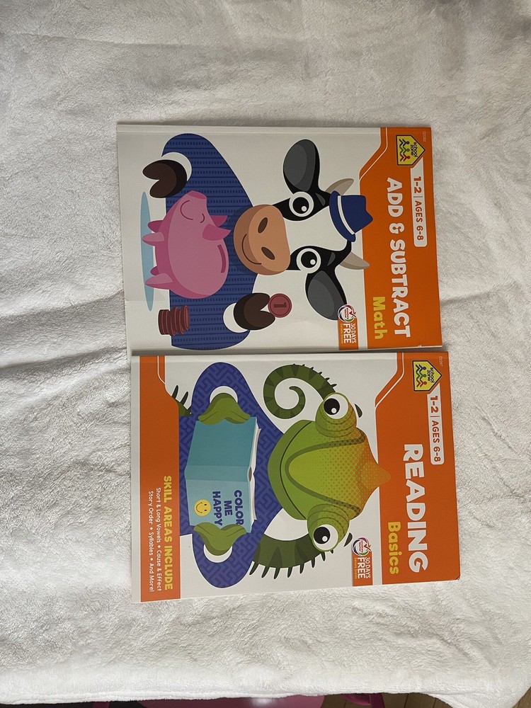 First Grade Activity Books - Reading, Math And STEAM learning - New