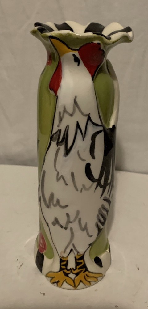 Art Pottery Rooster Vase