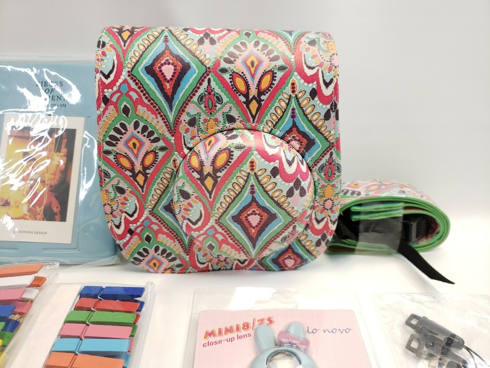 Camera Case with Accessories Kit - Bundle for Instax Mini 8 Instant Film Camera