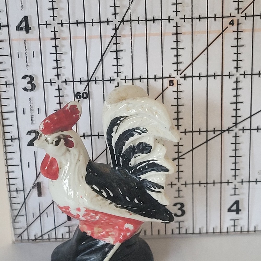 Mid Century Hand Painted Rooster