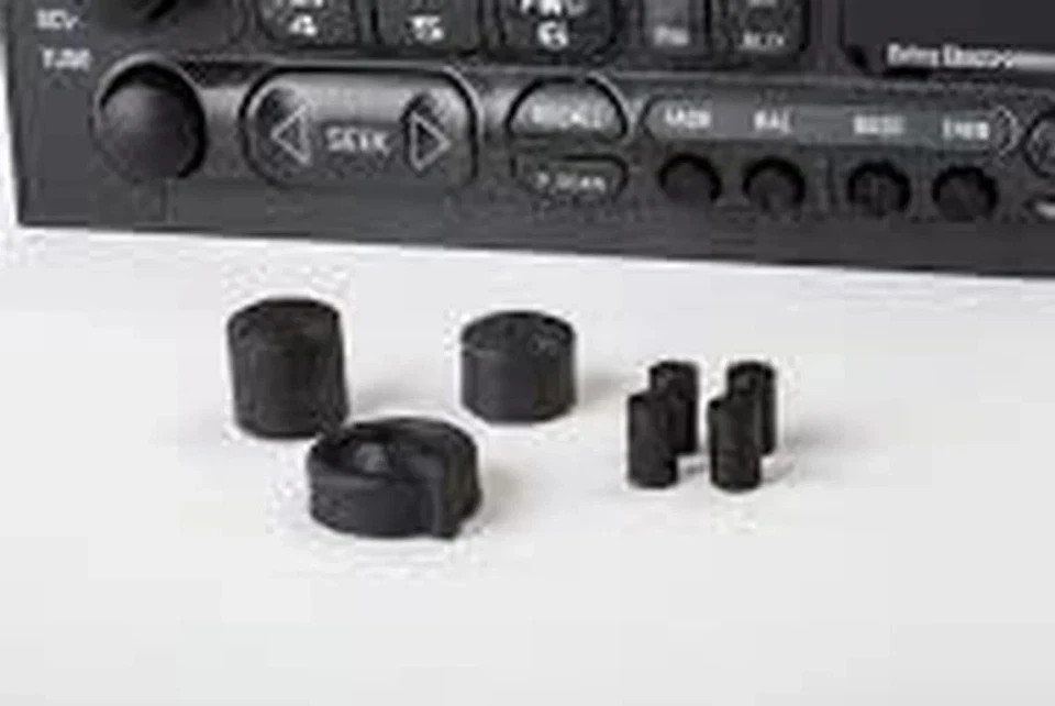 Chevrolet and GM Radio Control Knobs - Knob kit for Original Equipmant Radio....