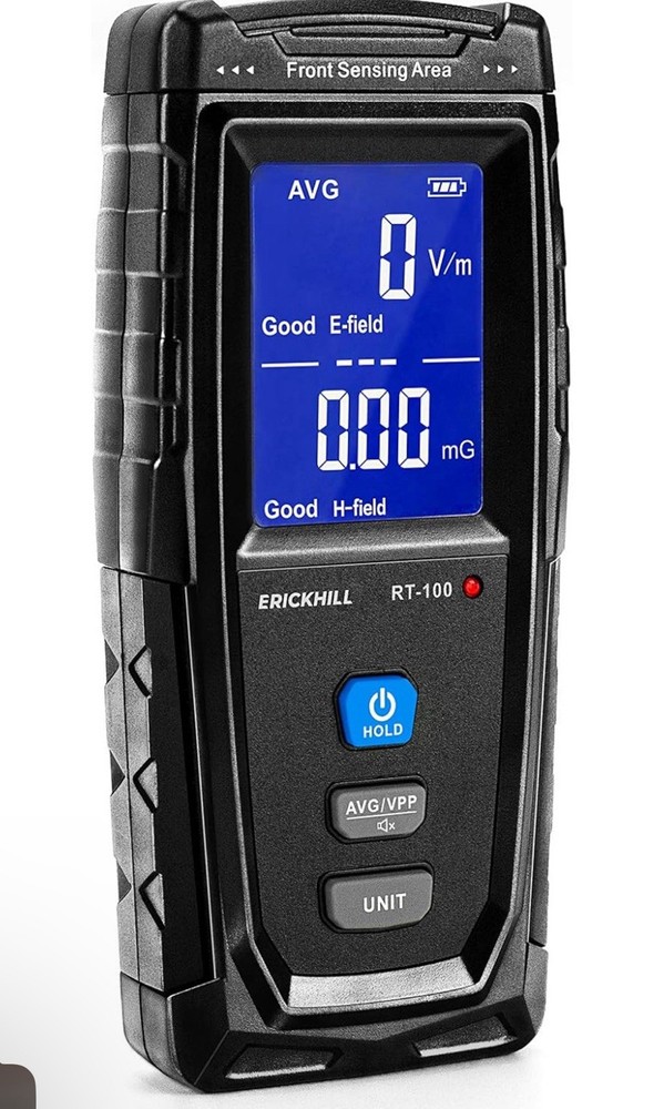 EMF METER Digital Electromagnetic Field Radiation Detector LCD Display ERICKHILL