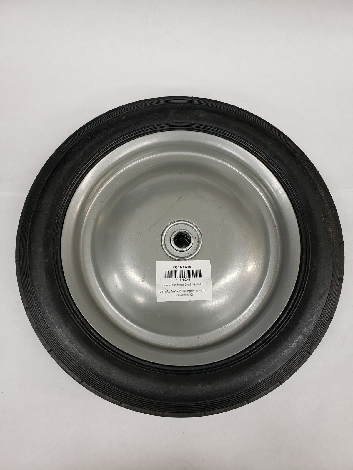 Grainger 1NXA9 Semi-Pneumatic Wheel 10" x 1-13/16" 80 Lb. Load Rating