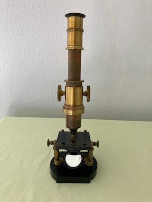 Double Pillar Hartnack Compound Microscope, circa 1875