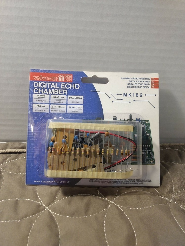 Velleman MK182 Digital Echo Chamber Kit 80-200Ms Delay