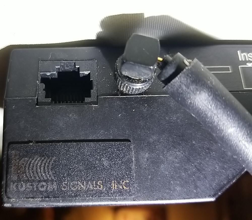 Kustom Signals ClearCom DSS Transmitter W/Charging Station