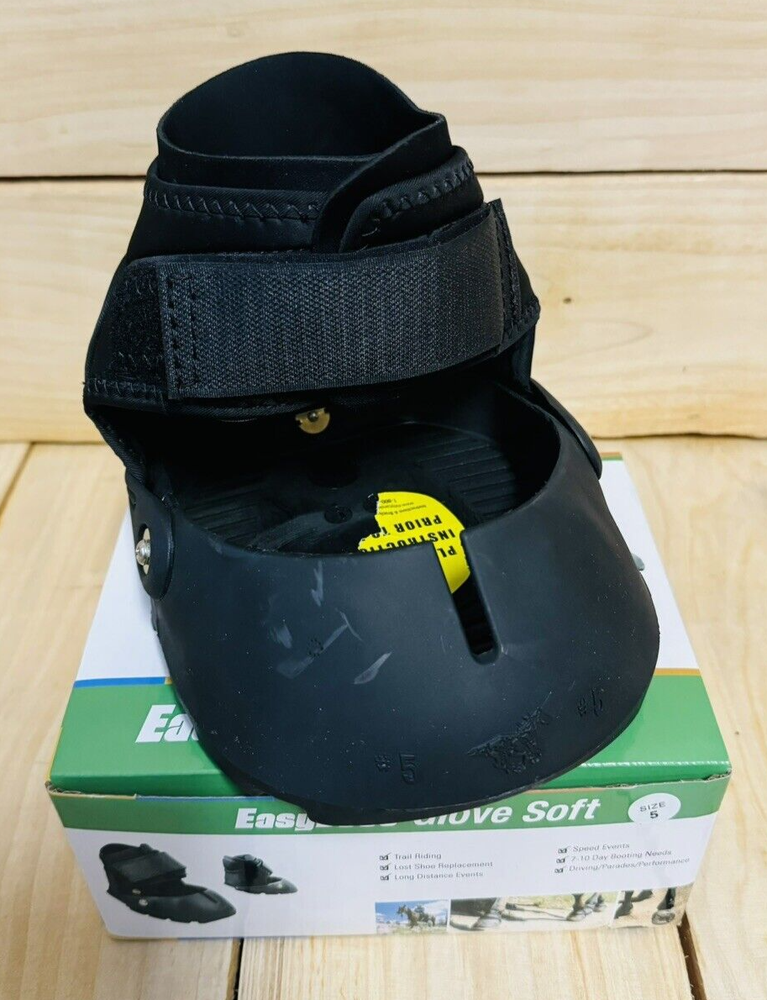 Easyboot Glove Soft Horse Boot Size 5 -Black, Single Boot