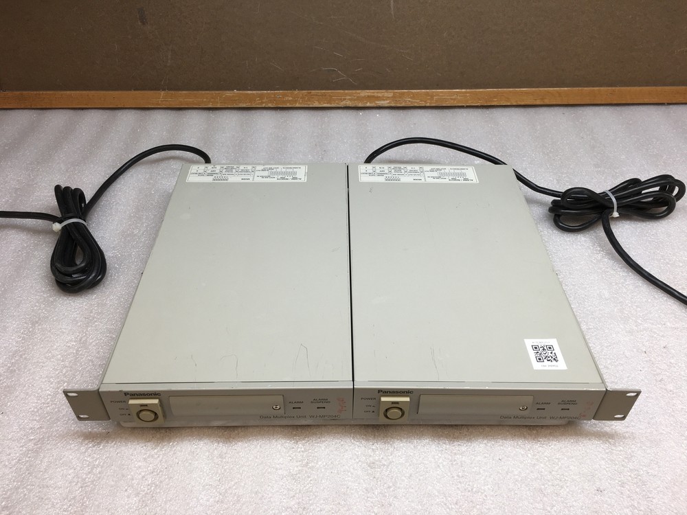 Panasonic Data Multiplex Unit WJ-MP204C Lot of 2