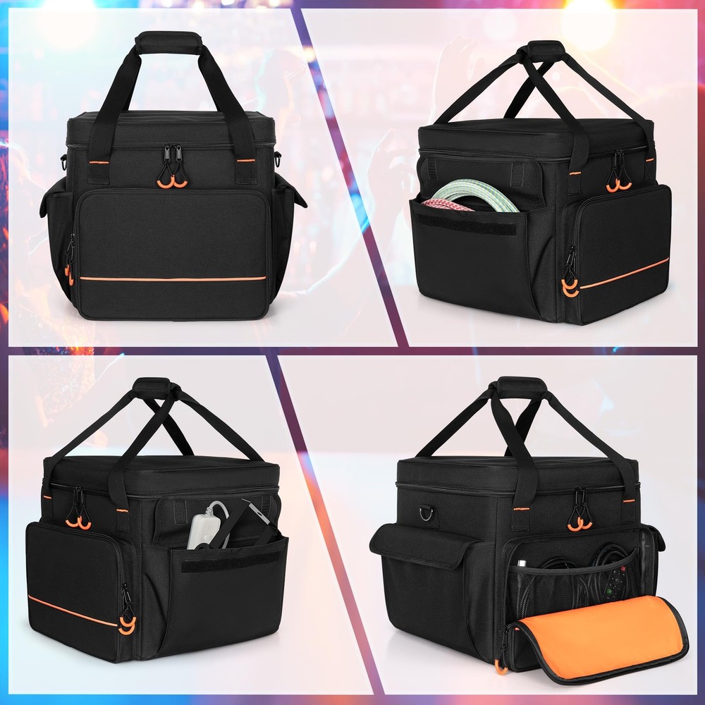 Padded Bag For 2 Effect Lights or Moving Head Lights, Effect Light Bag with I...