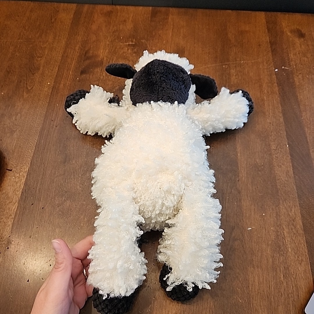 Valley the Valais Blacknose Sheep Lamb Scentsy Buddy - Retired Plush Black White