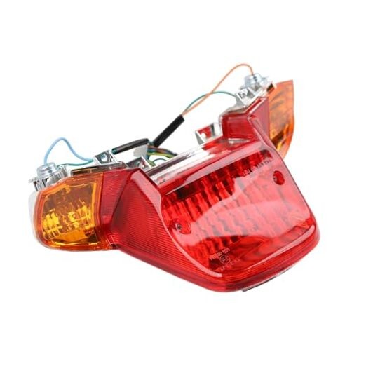 Motorcycle Integrated Tail Light Assembly 12V 21W+5W Halogen Lamp Compatible