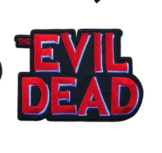 Evil Dead Die-Cut Logo  3.75" Patch- Mailed from USA