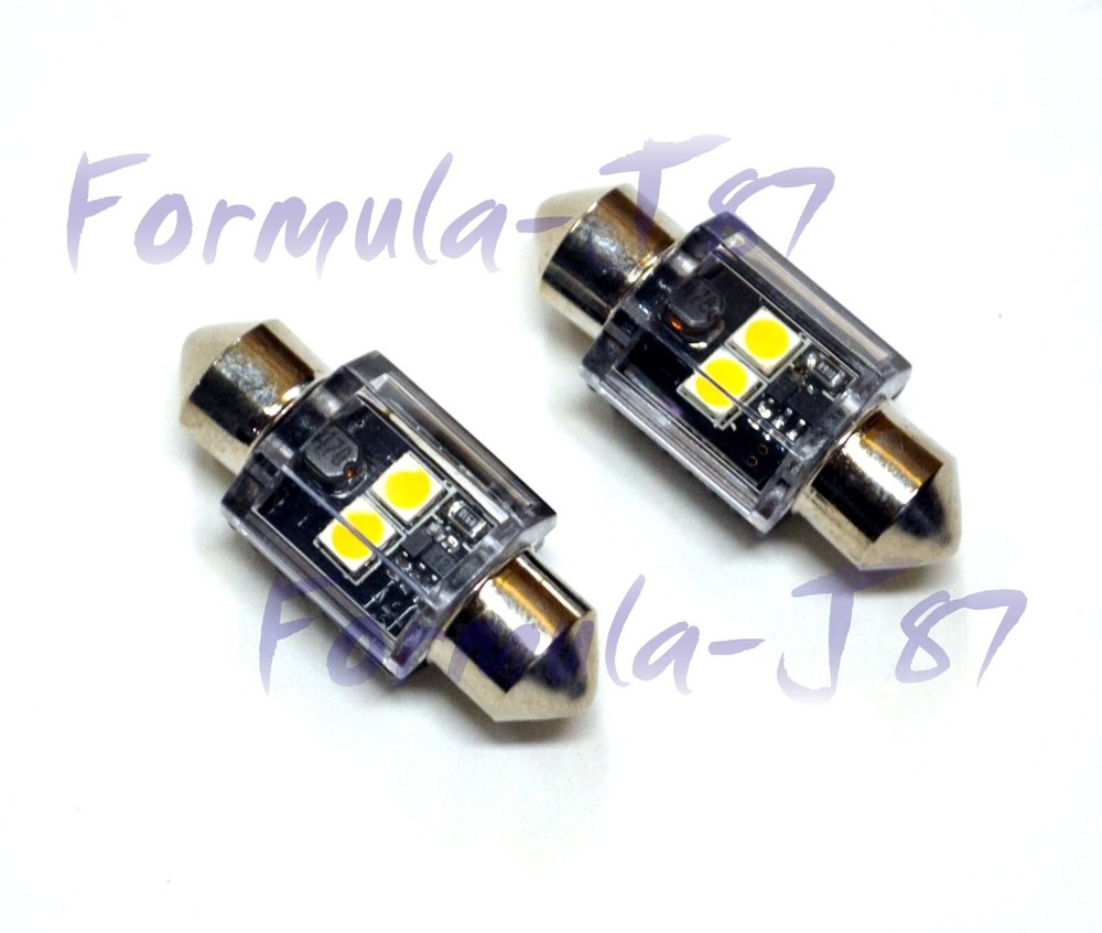 LED Light Canbus Error Free DE3175 5W White 5000K Two Bulbs Glove Box Replace OE