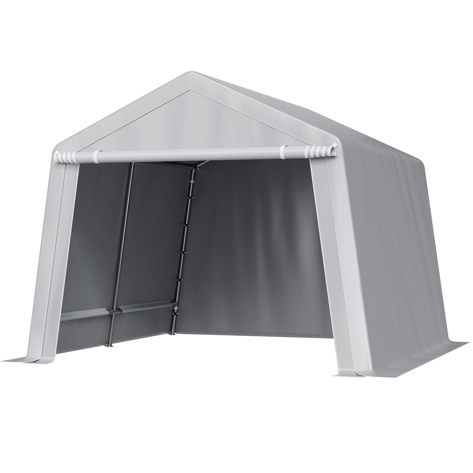 10x10 ft Outdoor Storage Shelter Shed Waterproof Carport Tent