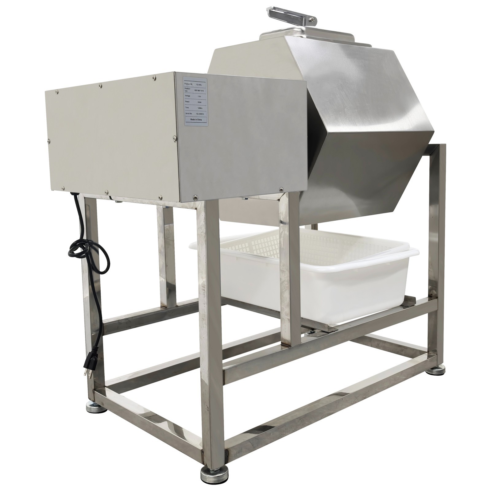 70L Commercial Meat Tumbler Marinator Machine Stainless Steel Electric Food Mari