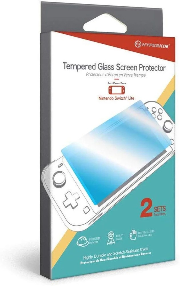 Hyperkin Tempered Glass Screen Protector For Switch Lite - Nintendo Switch