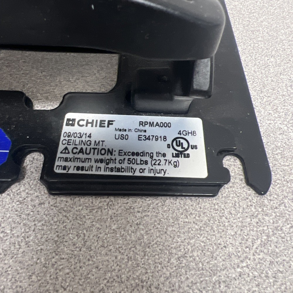 Chief RSMA000 Projector Ceiling Mount W/ CMS003 NO KEY