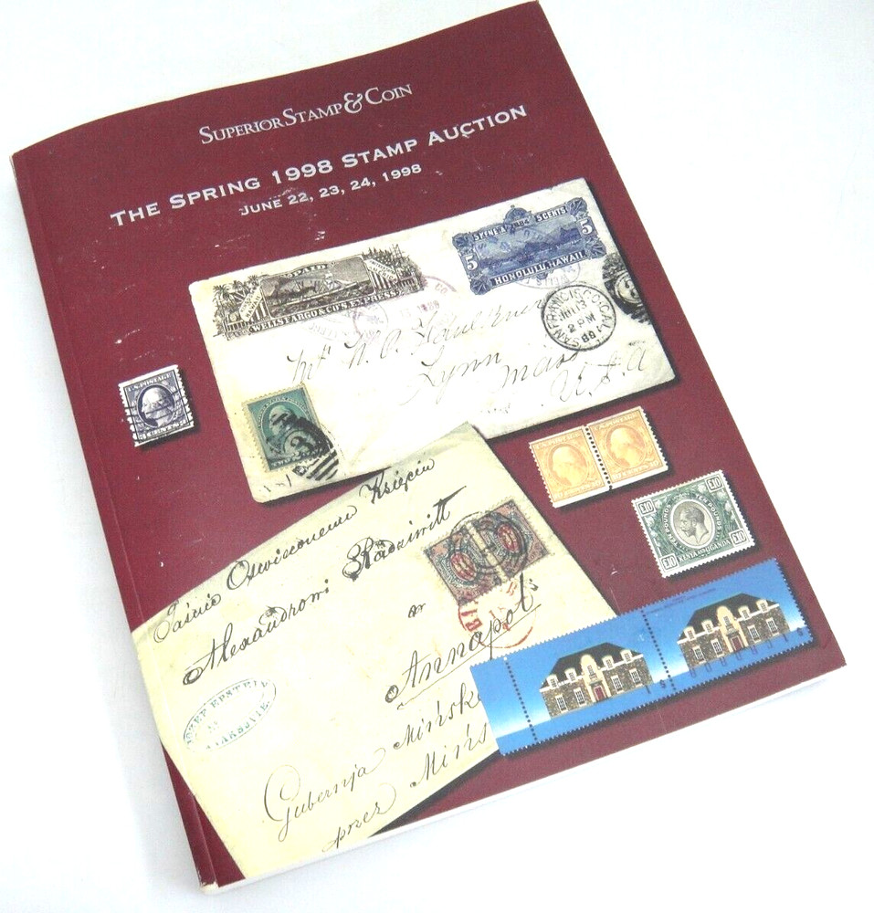 Superior 1998 Stamp Auction Catalog Autographs Provisionals Revenues Omnibus WW