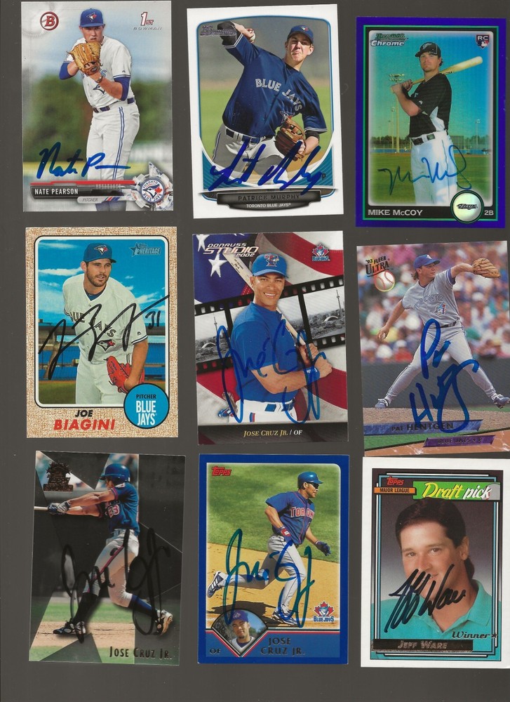 2017 Bowman Draft Nate Pearson Blue Jays Autograph