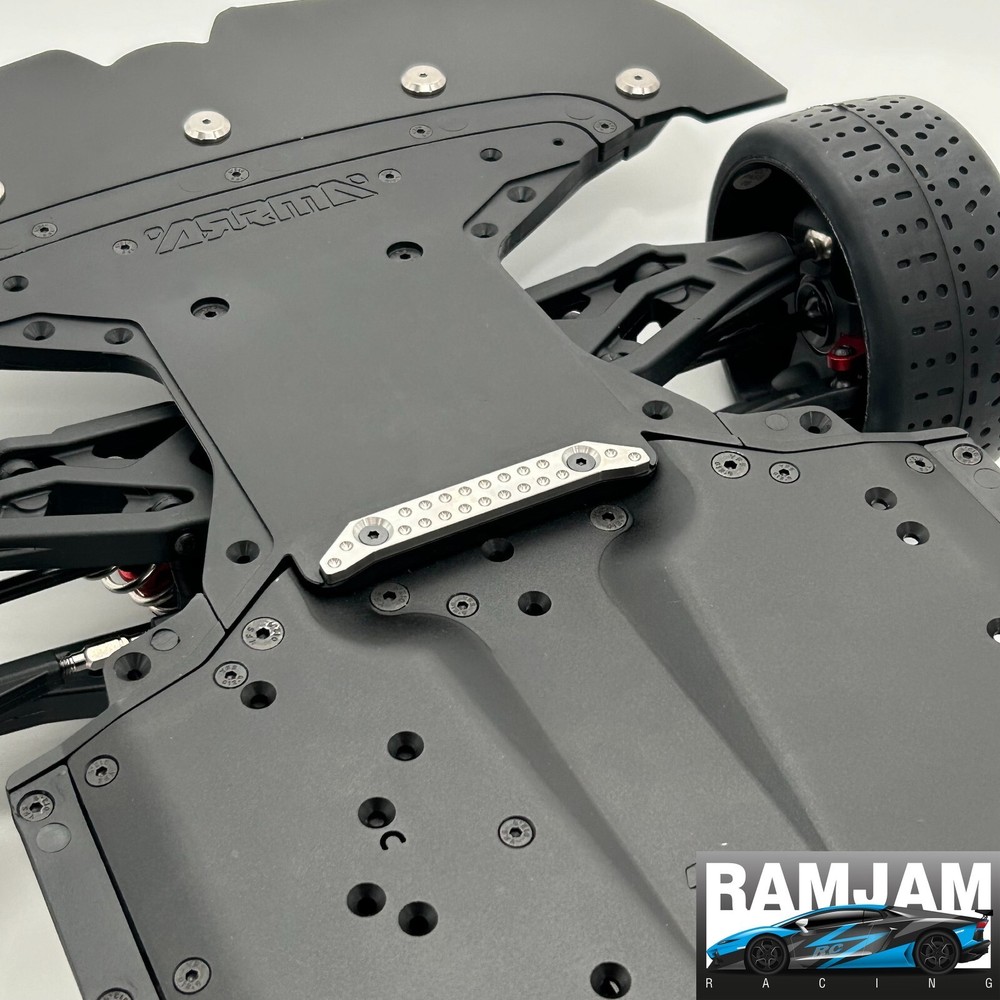 Arrma Limitless v1 Titanium Front Skid Plate