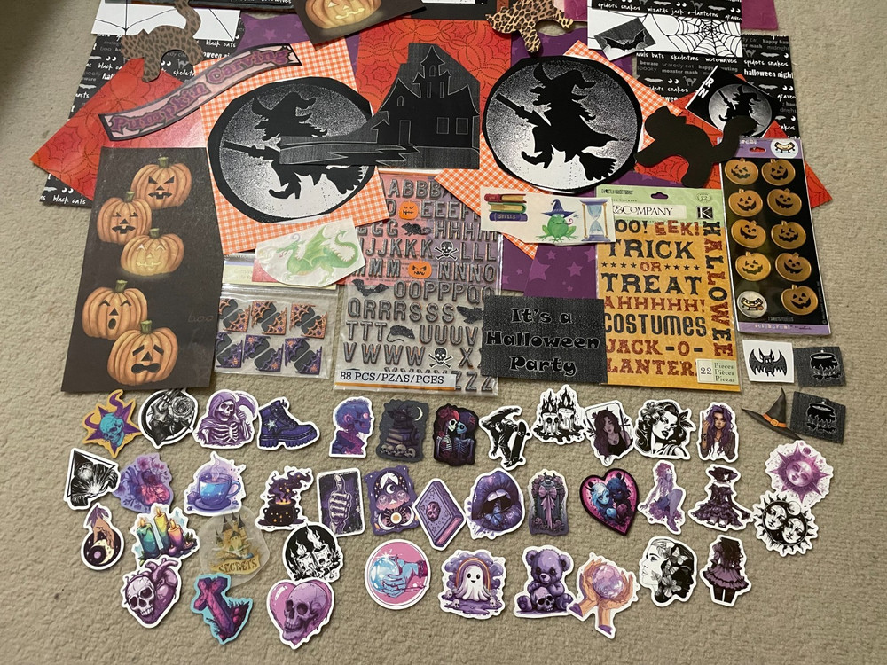 Junk Journal/Scrapbooking Halloween Variety Bundle