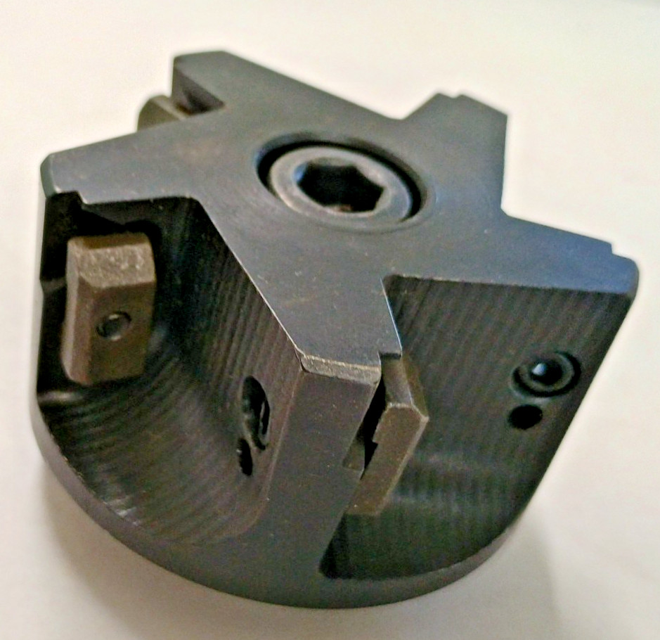 APT 3" Cut Dia 1" Arbor 2" Max Depth Indexable Square Shoulder Face Mill