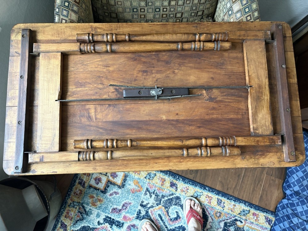 Antique Child’s Fold Up Sewing Table