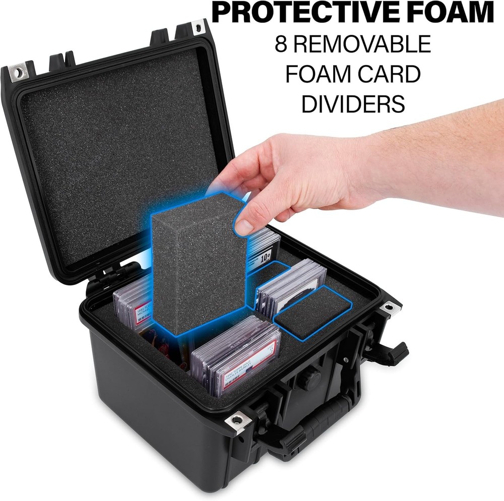 Crushproof Card Container with Dividers