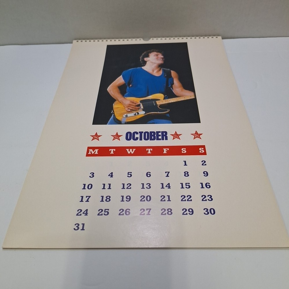 Bruce Springsteen 1988 Calendar