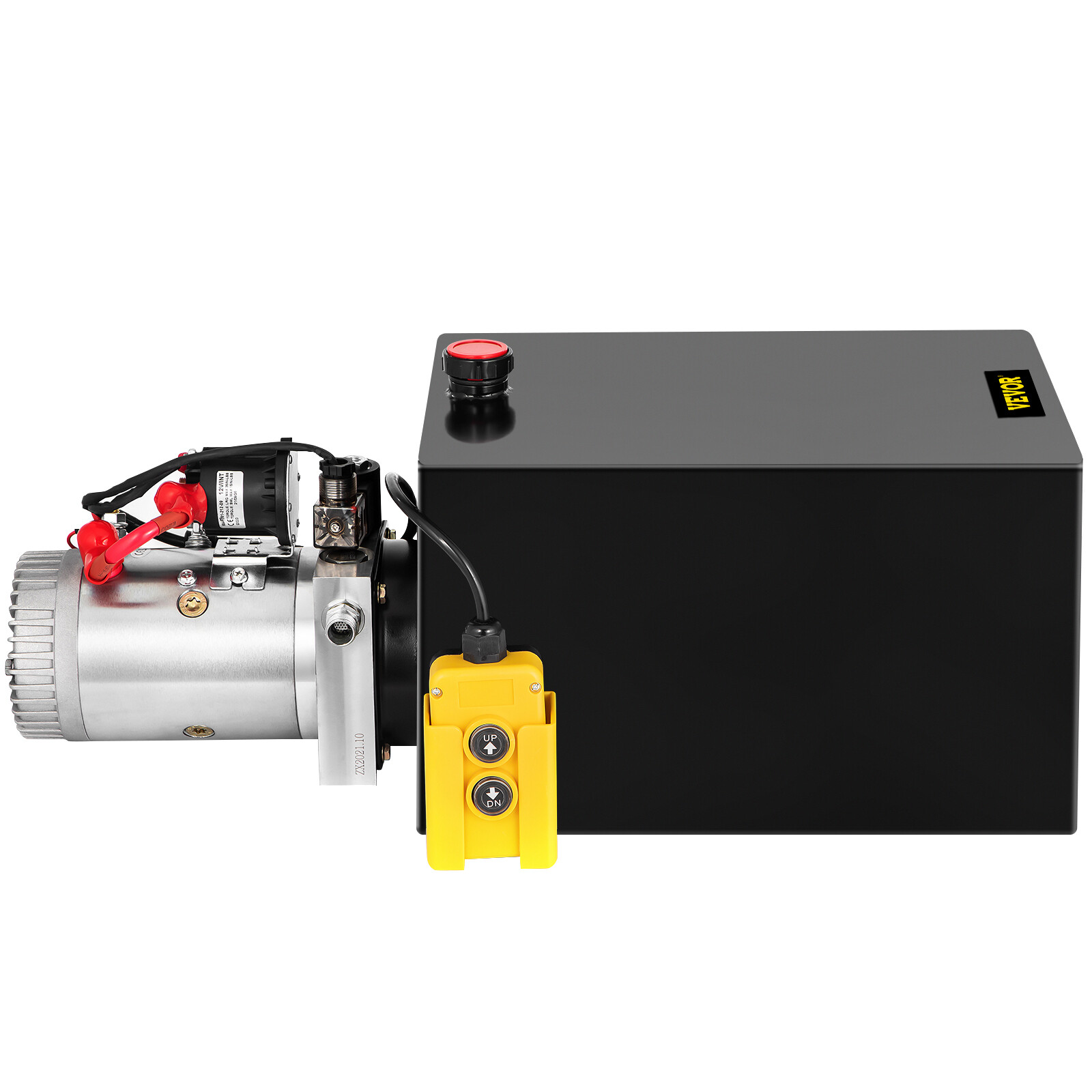 VEVOR 20 Quart Single Acting Hydraulic Pump Dump Trailer 12V Unit Control Kit