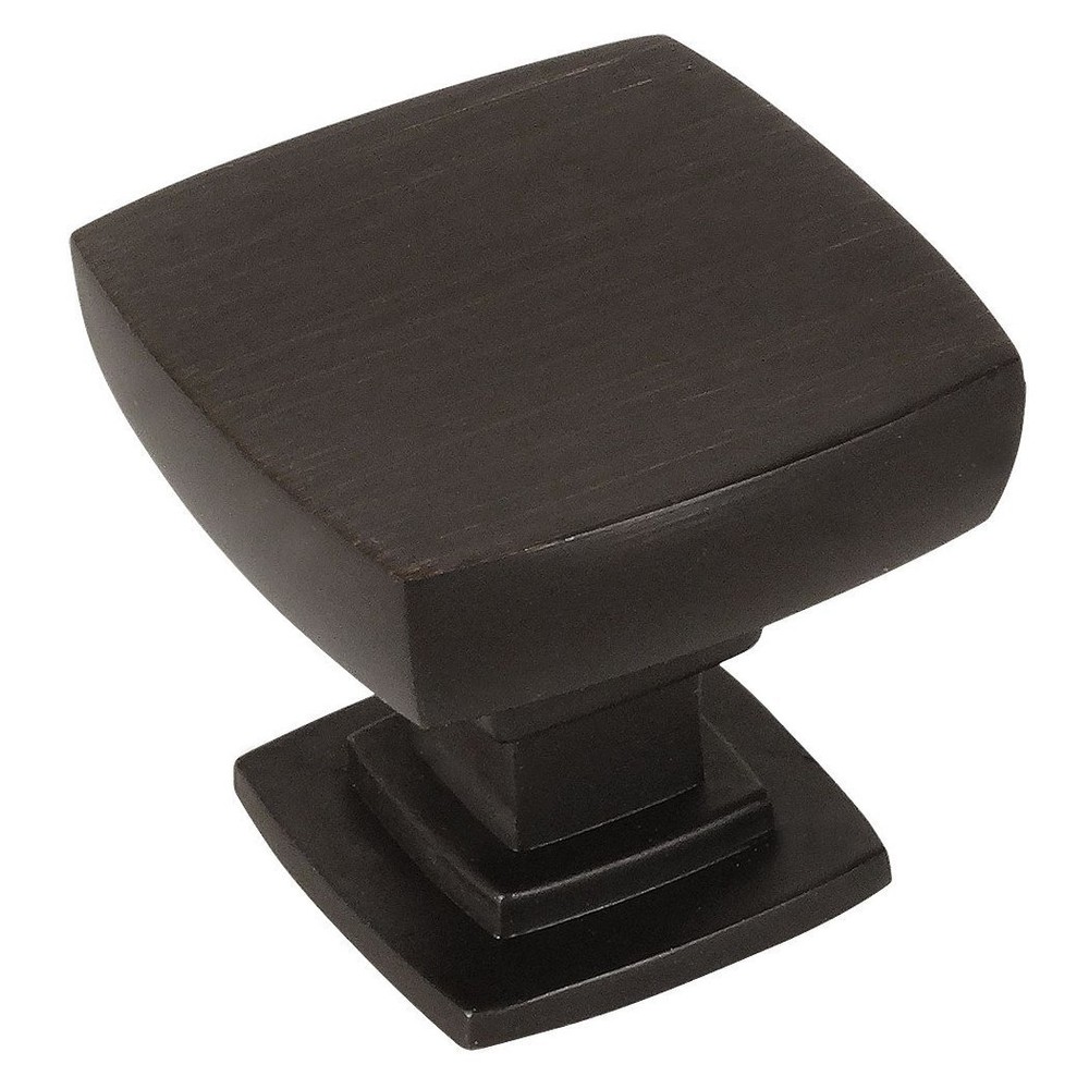 Cosmas Cabinet Hardware Oil Rubbed Bronze Modern Square Knobs #5232ORB