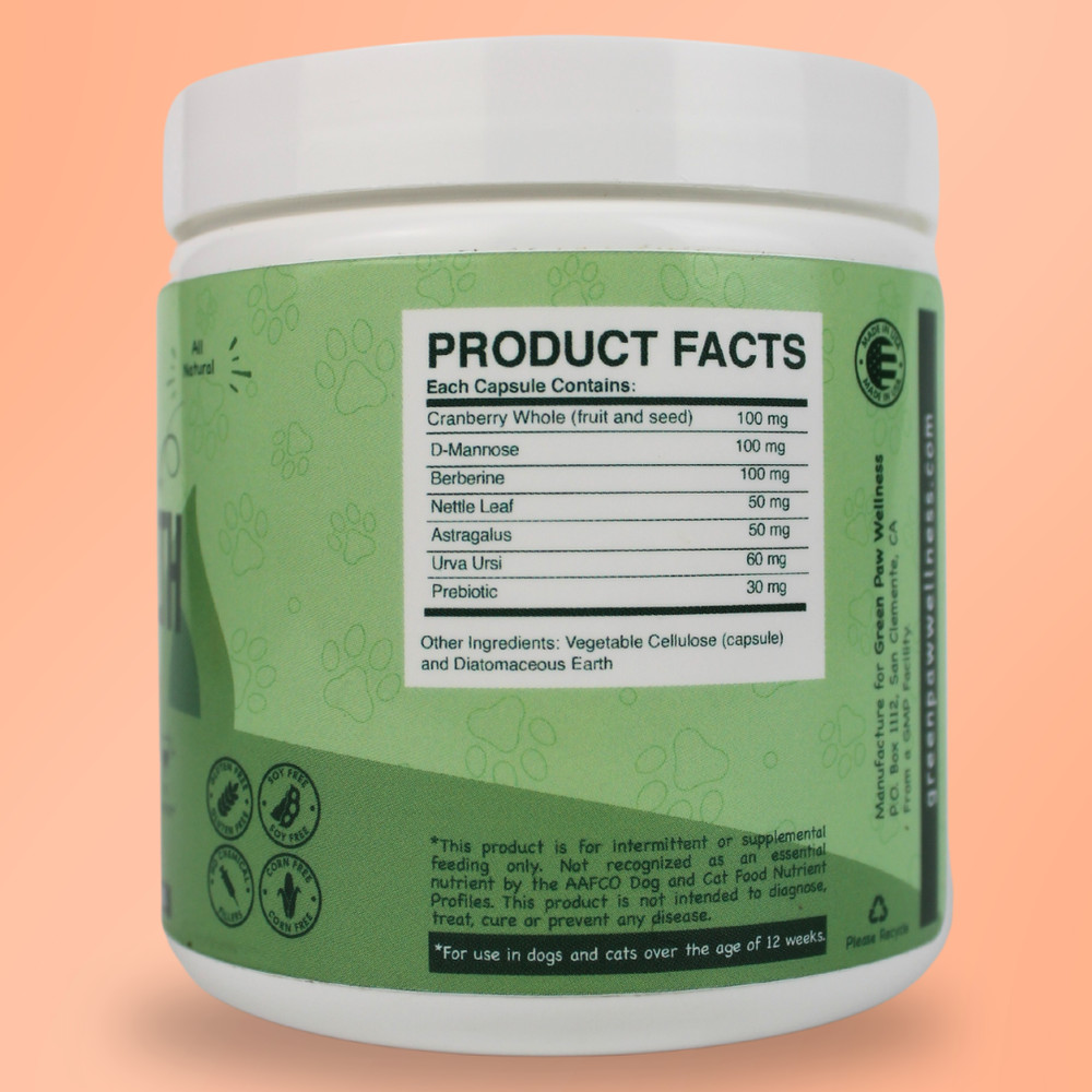 Bladder Support for Pets | 100 Capsules
