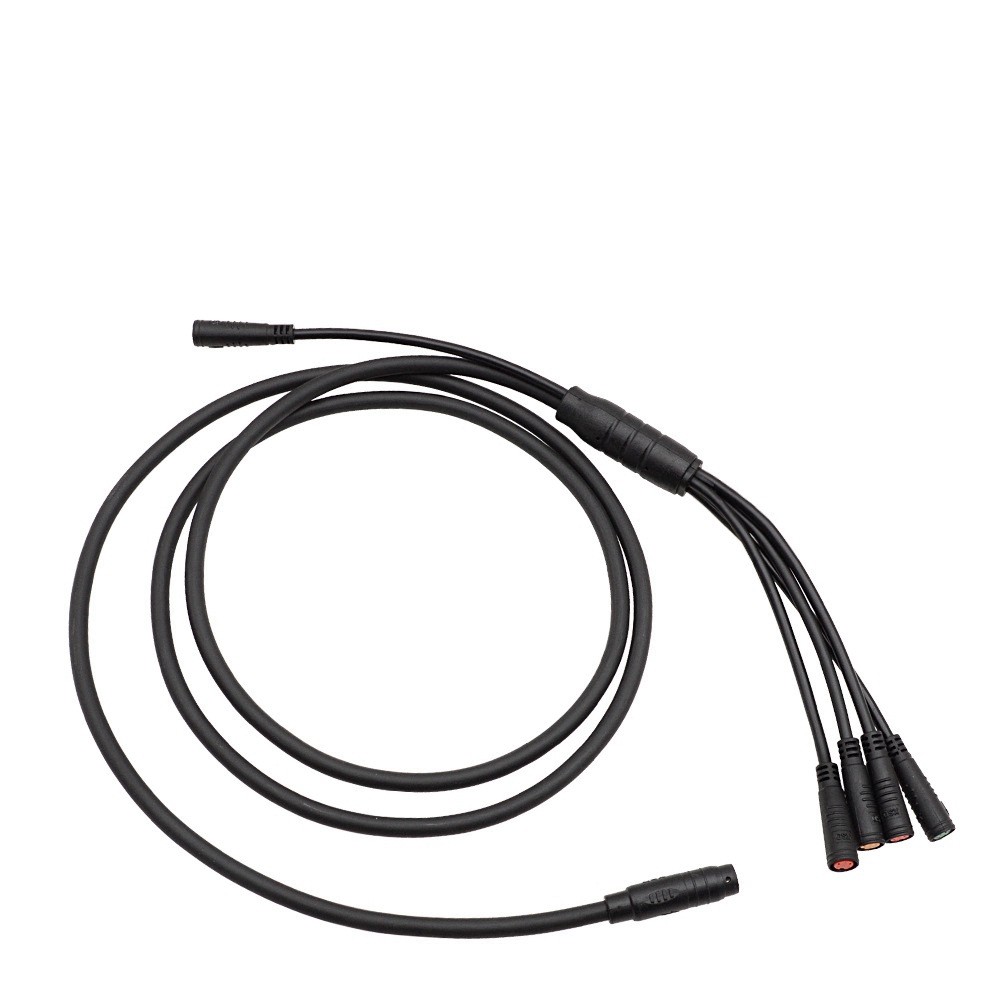 E-bike 2T4 Extension Cable 150cm 9Pin Controller Adapter Cable Waterproof Plug