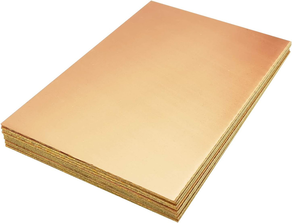 10PCS Bakelite Copper Pcb,100X150X1.5Mm Single Sided Copper Clad PCB Laminate Ci