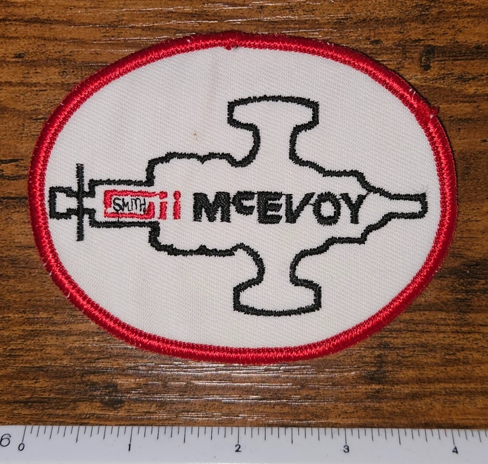 Smith McEvoy Vintage Engine Transmission Mechanic Company Patch