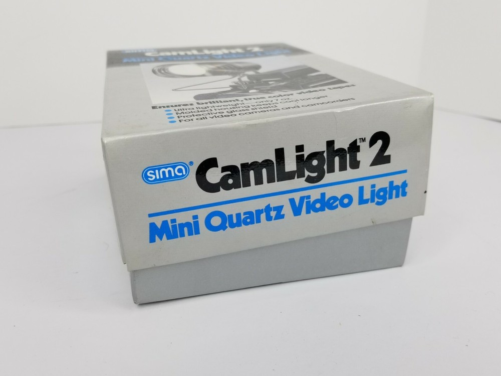 Vintage Sima CamLight 2 Mini Quartz Video Camera
