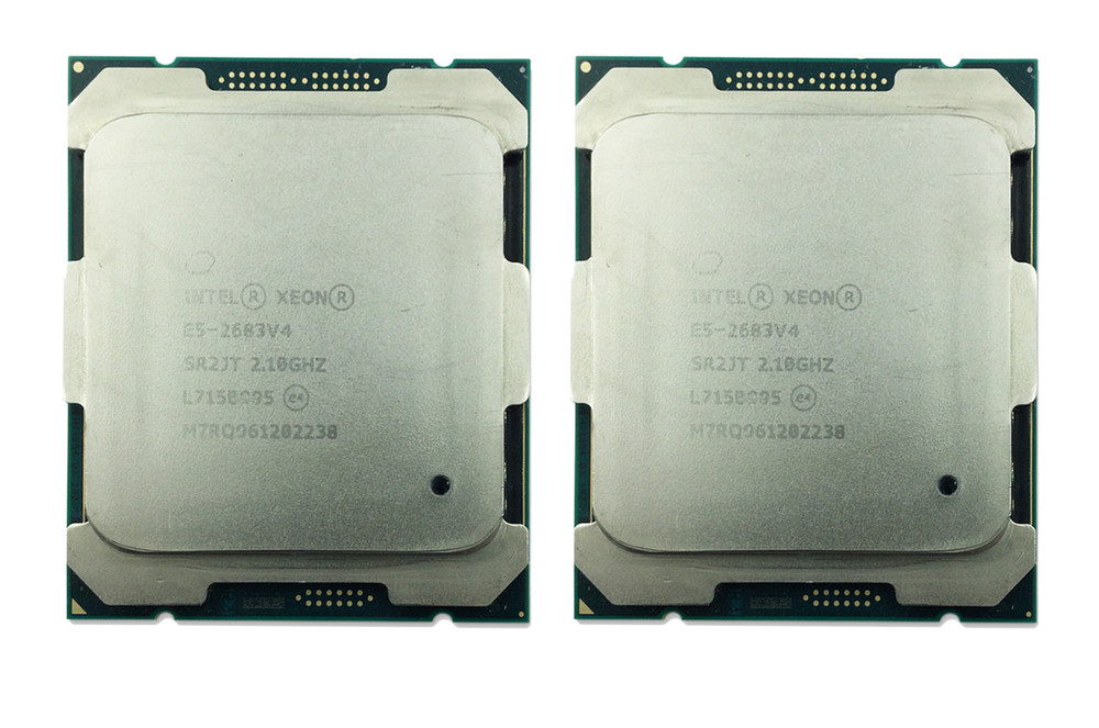 Lot of 2 Intel Xeon E5-2683 V4 16 Core 40MB LGA 2011-3 x99 Server CPU Processor
