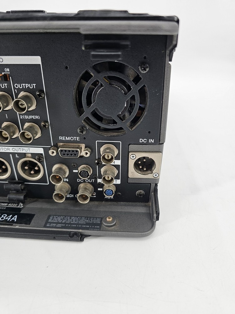 SONY DNW-A220 SX Digital Videocassette Recorder Combo As Is