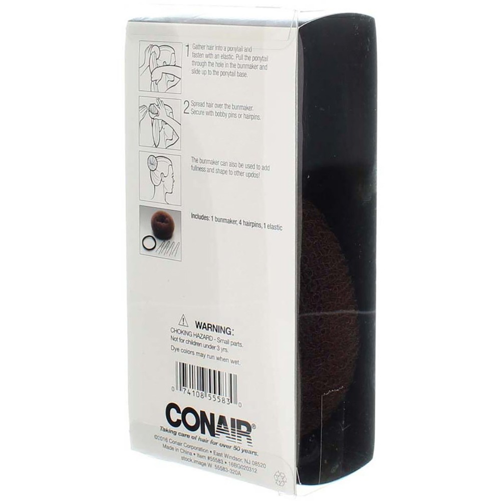 4 Pack Conair Bunmaker, 6 Ct