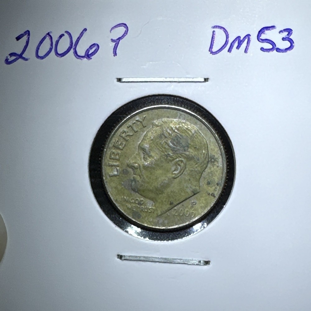 2006 P Dime lamination error