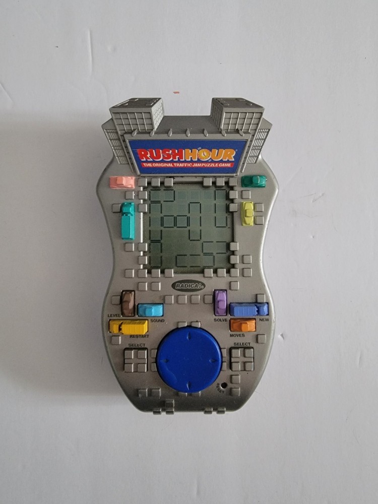 Radica Rush Hour Electronic Handheld Game, 2001, works