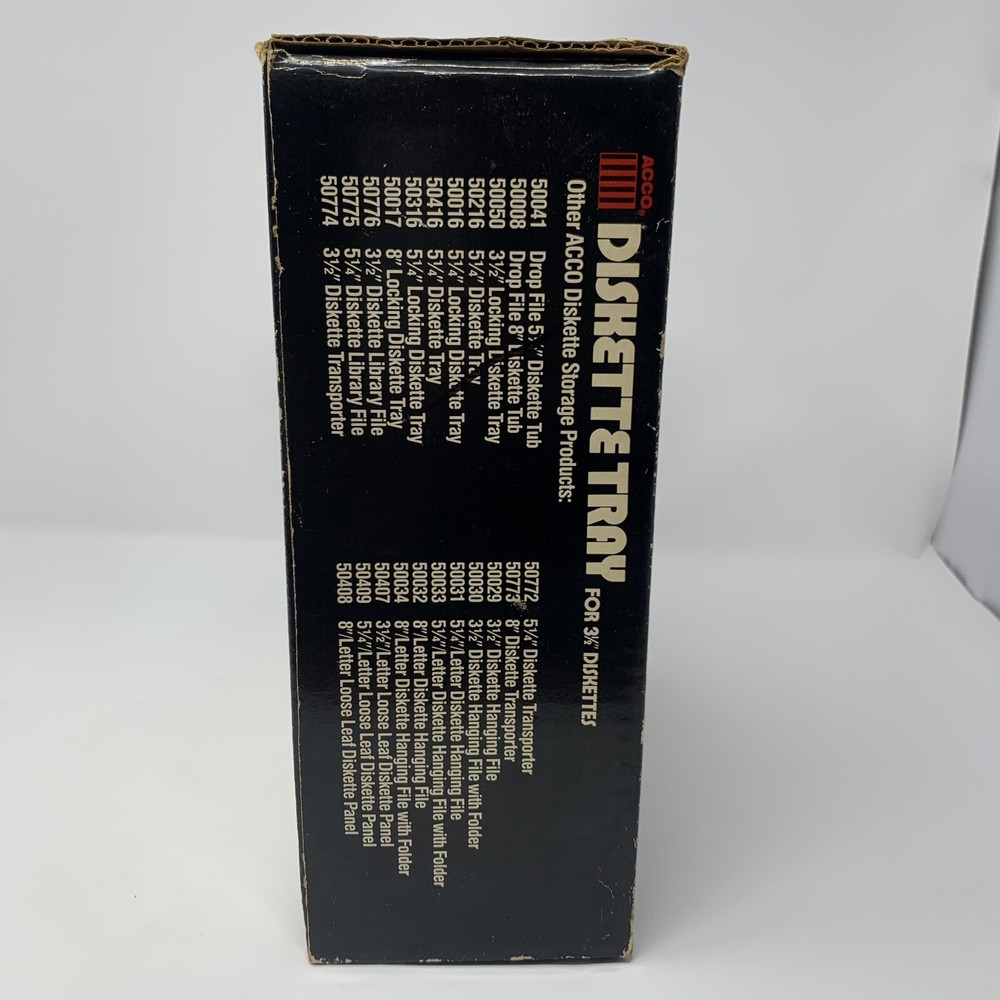 Vtg - Acco - Diskette Tray - 3.5''