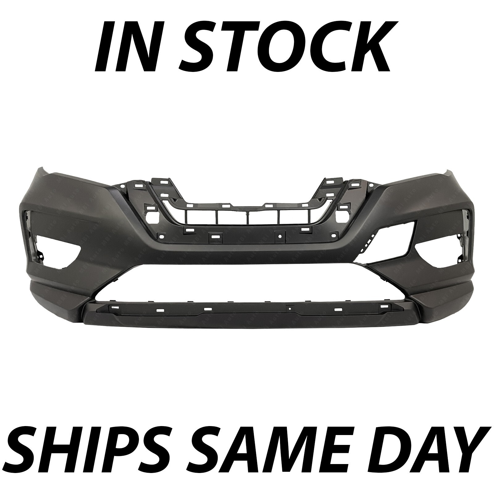 NEW Primered Front Bumper Cover with Textured Lower for 2017-2020 Nissan Rogue